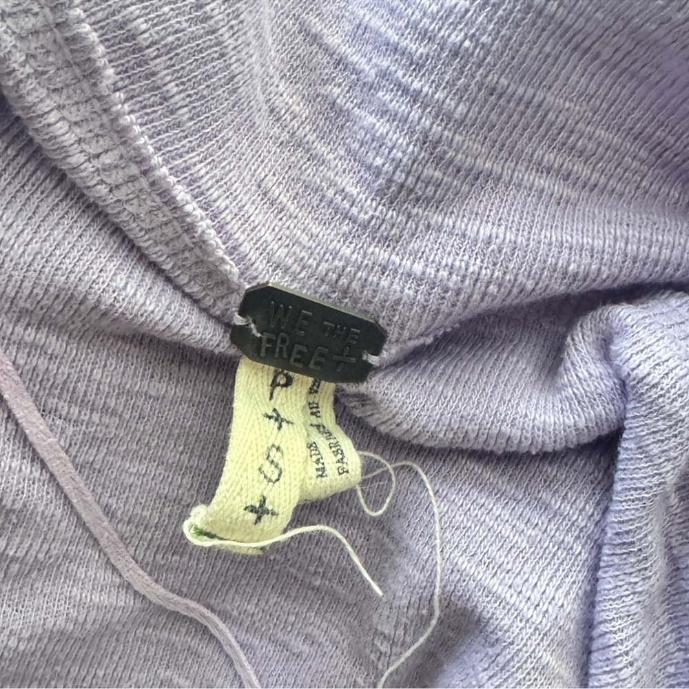 Free People Lavender Knit Sweater - Picture 2 of 4